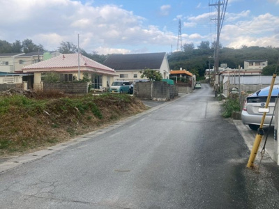 【前面道路含む現地写真】 | うるま市勝連南風原（限定1区画） | ※南側公道5m♪