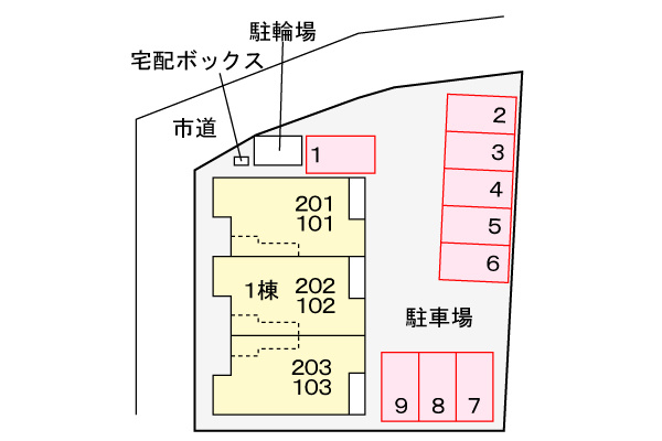 ル・リヤン　ミヤモトの駐車場|駐車場