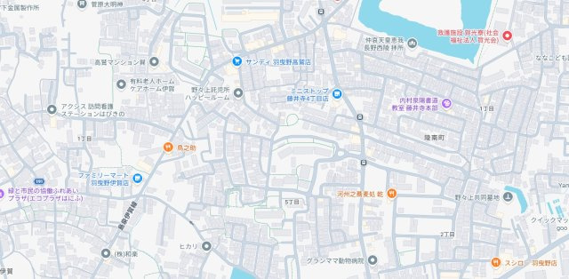 羽曳野市野々上　第2期　新築一戸建ての地図