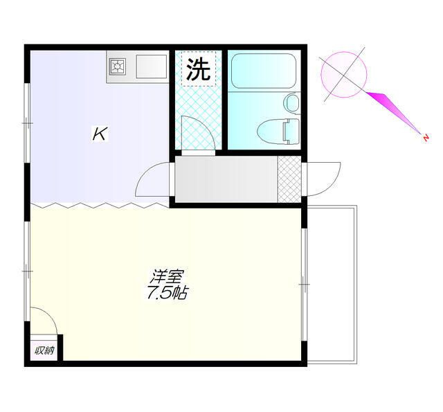 メゾンドローズの間取り