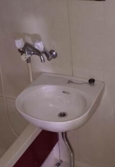 メゾンドローズの洗面所