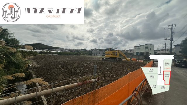 豊見城市字長堂の売地の土地図|建築条件付き全６区画の分譲地✨前面道路の幅員6m以上✨南風原南IC近くの好立地✨お気軽にお問い合わせください♪