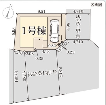 【区画図】 | リーブルガーデン寝屋川市八幡台 | 区画図