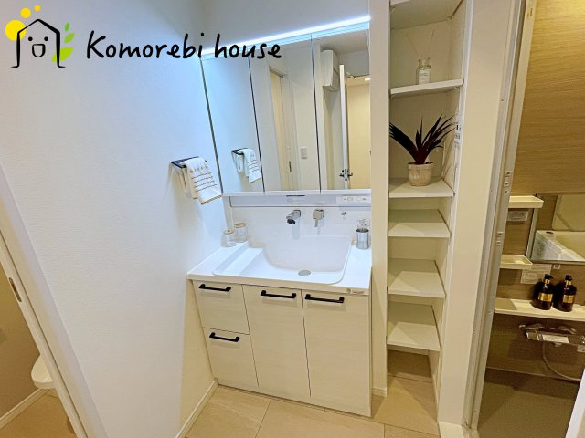 大宮公園ロジュマンの独立洗面台|26.2.26　撮影済み