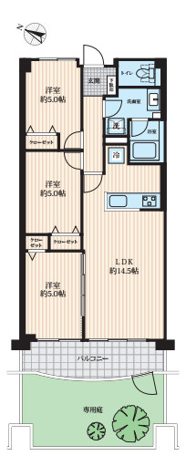 大宮公園ロジュマンの間取り