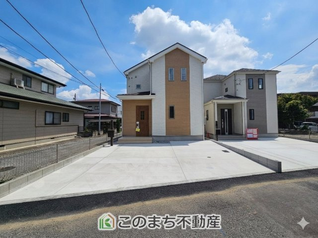 ハートフルタウン宇都宮市南一の沢町50番　B号棟の駐車場|2台並列駐車が可能です。