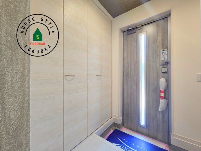 福岡市西区下山門1丁目第1-2棟（1号棟）の内観：施工例|二重ロックでしっかり防犯対策ができます。
