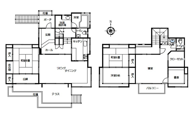【間取り】 | 伊豆急伊豆高原　戸建