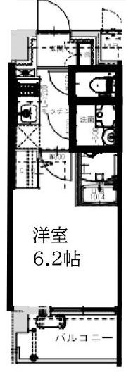 エスリードレジデンスグラン大阪福島ノースの間取り