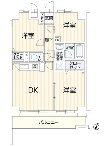 【間取り】 | □■ライオンズマンション藤沢湘南台1番館■□