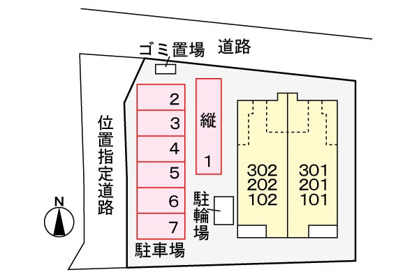 エクセル　ジエイドの駐車場|駐車場