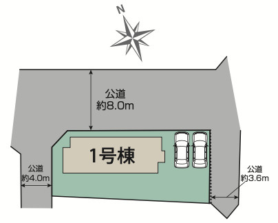 【区画図】 | 羽生市西5丁目　新築戸建　全1棟　1号棟
