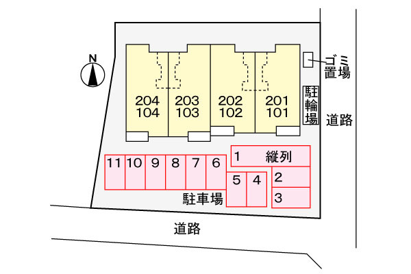 サニーレジデンスＳの駐車場|駐車場