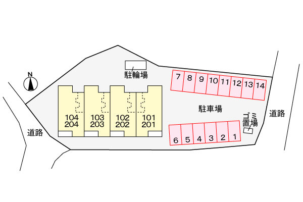ラ・メゾン　コーチェの駐車場|駐車場