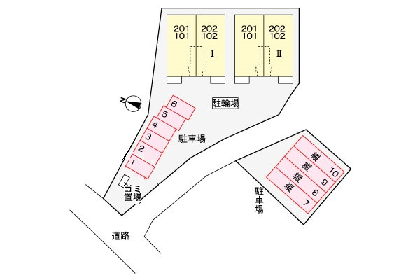 ソリト　ポスト　Ⅰの駐車場|駐車場