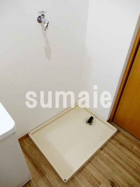 ヴァンクレスト　Cの洗面所|洗濯機置き場です。