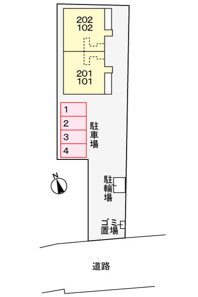パイン・ラグーンの駐車場|駐車場