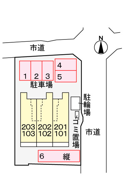 ライブラリー　フォレストの駐車場|駐車場