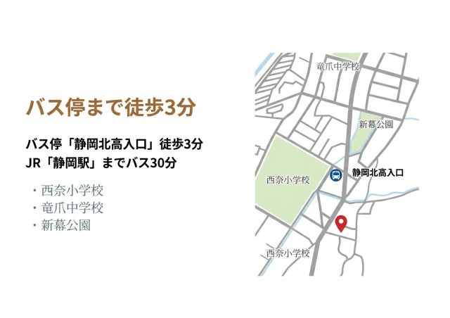 瀬名３丁目 新築住宅の周辺