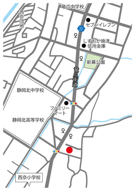 瀬名３丁目 新築住宅の地図