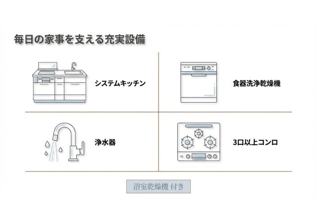 瀬名３丁目 新築住宅の設備