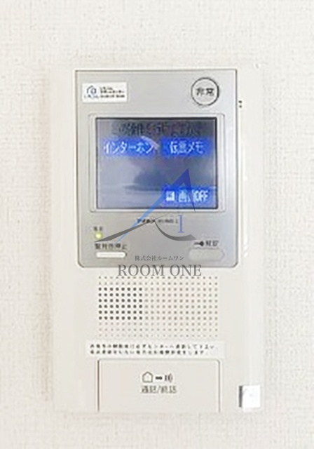 グランドコンシェルジュ神楽坂αのセキュリティ|モニター付きインターホンです。