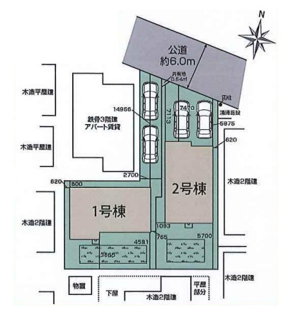 さいたま市北区別所町　2期　新築一戸建て　ブルーミングガーデン　02の区画図|2号棟