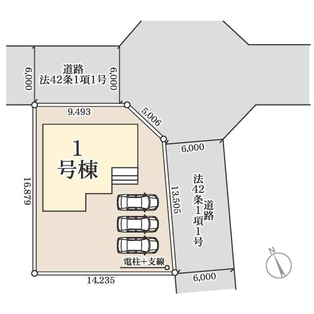 リーブルガーデン第２下野緑　新築一戸建ての区画図