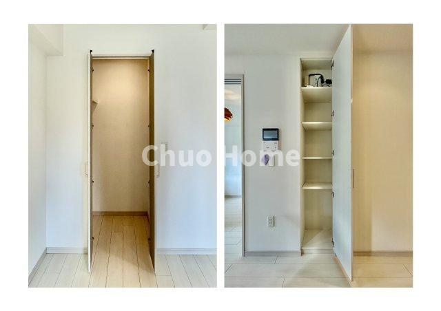 BELISTA押上駅前の収納|居室にはクローゼットを完備し、自由度の高い家具の配置が叶うシンプルな空間です。お子様の成長と必要になる子供部屋を与えるにはぴったりの間取りですね。