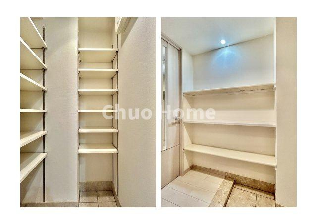 BELISTA押上駅前の玄関|【玄関】玄関には大型のシューズインクローゼットを設置しておりますのでいつでもスッキリりとした空間を保てます。玄関周りを清潔に使うのはとても大事なことですよね。