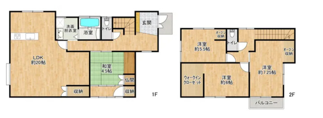 【間取り】 | 南区野口1丁目
