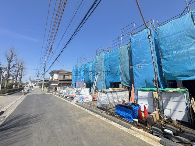 東村山市野口町2丁目・全4棟　新築一戸建　1号棟の前面道路含む現地写真|2026年4月3日撮影