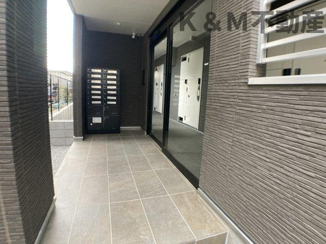 リブリ・南柏Ⅱのエントランス|落ち着いたエントランスです