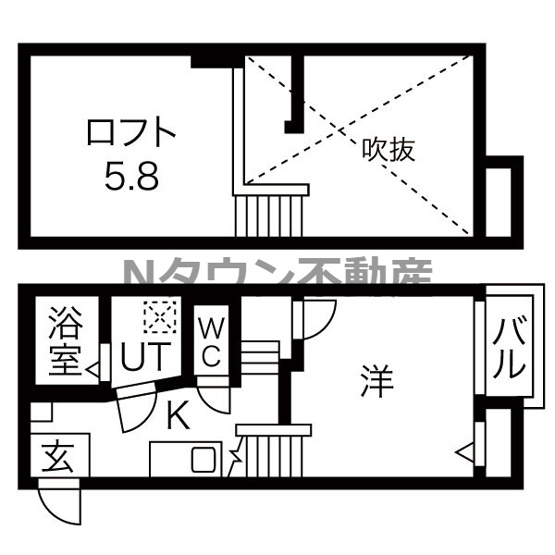 【間取り】 | Creo中村公園七番館 | 間取りです。