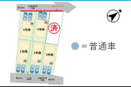 福岡市東区奈多1丁目2期　2号棟の区画図