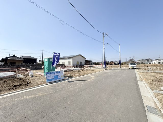 川越市菅間　新築分譲　西武新宿線『本川越駅』より5.0km　【芳野小学区】の前面道路含む現地写真