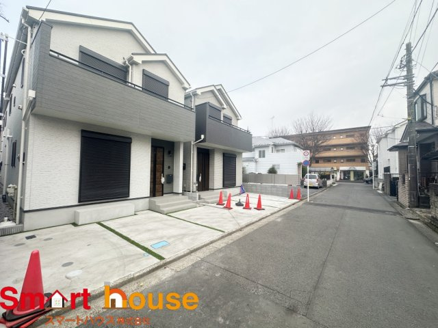 相模原市中央区由野台1棟の前面道路含む現地写真