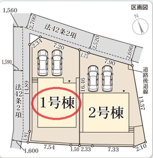 【区画図】 | リーブルガーデン東大阪市東石切町５丁目 | 区画図
