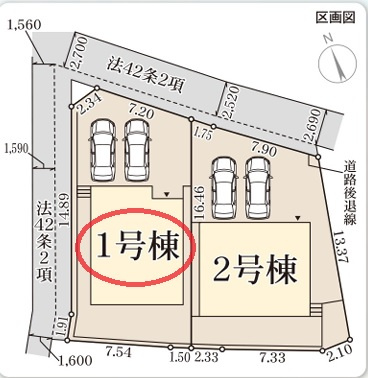 【区画図】 | リーブルガーデン東大阪市東石切町５丁目 | 区画図
