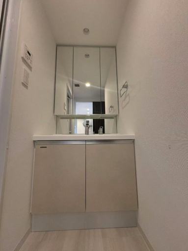 アルファスマート明石東野町人丸ヒルズの独立洗面台