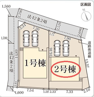 【区画図】 | リーブルガーデン東大阪市東石切町５丁目 | 区画図
