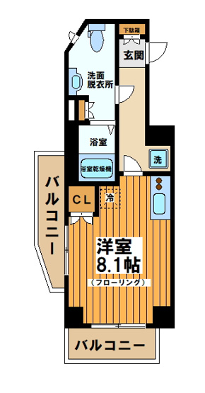 【間取り】 | 日神デュオステージ幡ヶ谷