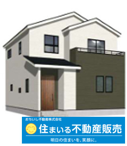 福岡市東区奈多1丁目2期　6号棟の外観パース