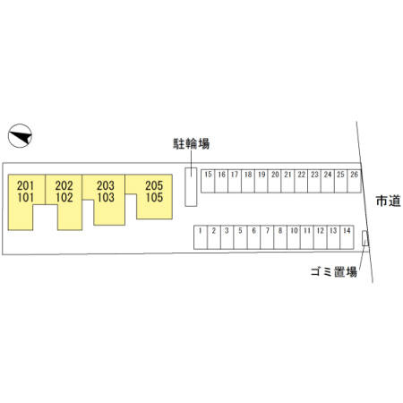 ソレイユ相模が丘の地図