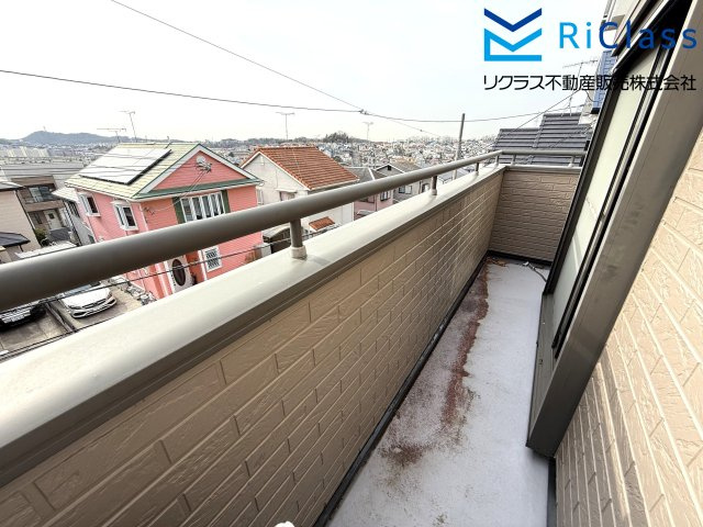 中古戸建　神戸市北区北五葉5丁目16のバルコニー|陽当たり良好なバルコニーです