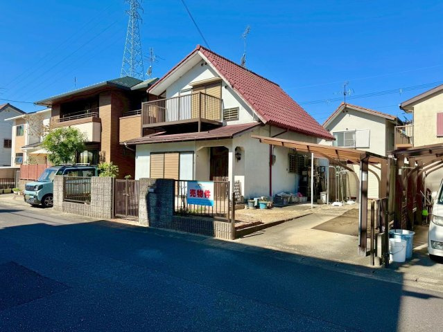 野洲市三上　建築条件無し売土地の外観