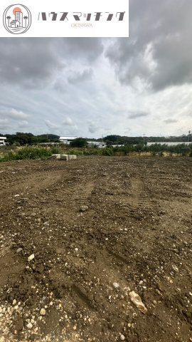 豊見城市字長堂の売地の前面道路含む現地写真|2026年1月末撮影の現地写真／造成工事に着手しました！