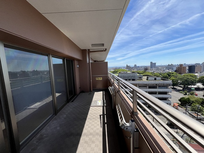 藤和シティホームズ一宮大宮のバルコニー