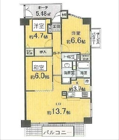 【間取り】の画像