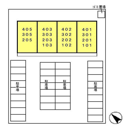 グランパシフィックの区画図